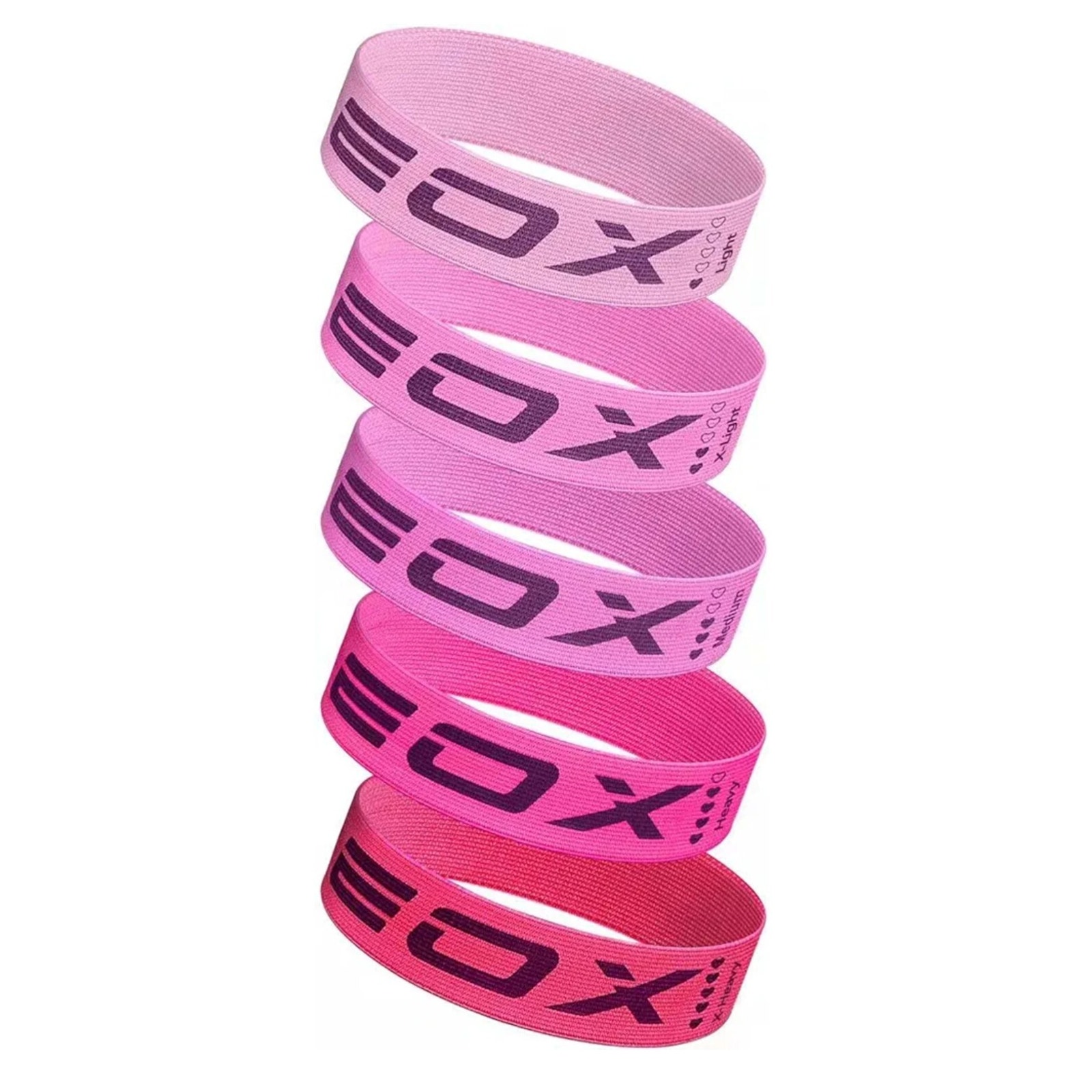 Eox Exercise Resistance Fabric Loop Bands NonSlip Resistance Workout Bands